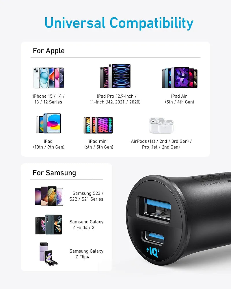 Anker USB-C Car Charge