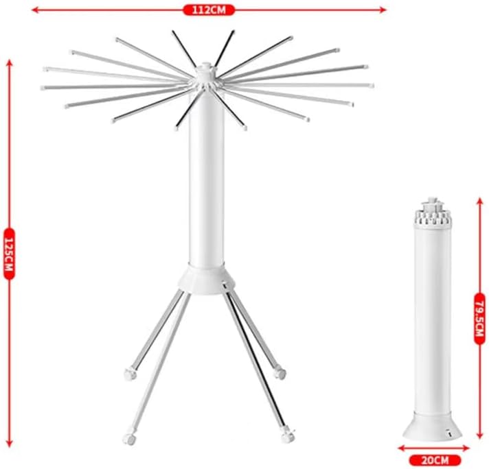 360° Rotating Retractable Octopus Clothes Rack – Extendable, Foldable, Movable with Rollers