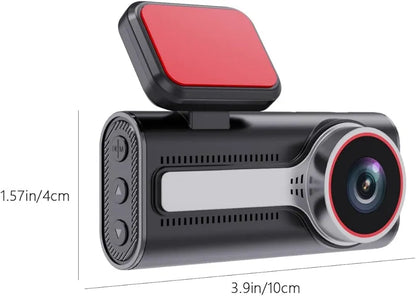 TriView 3-Cam Car Recorder | 1080P HD | Night Vision | WiFi | Ultra-Wide Angle