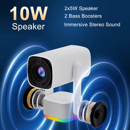 Portable Projector 4K 1080P Smart Video Home Theater