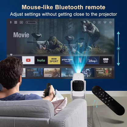 Portable Projector 4K 1080P Smart Video Home Theater