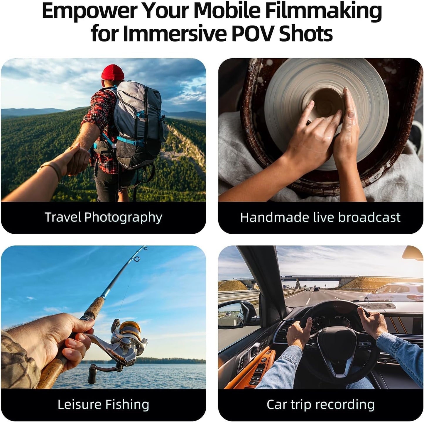 Magnetic Neck Mount for Phones – Hands-Free Vlog & Selfie Stand
