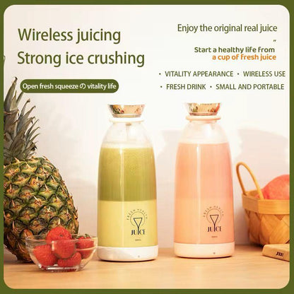 Portable 2-in-1 Blender Bottle – Blend Anytime, Anywhere!