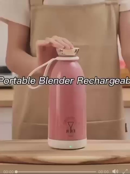 Portable 2-in-1 Blender Bottle – Blend Anytime, Anywhere!